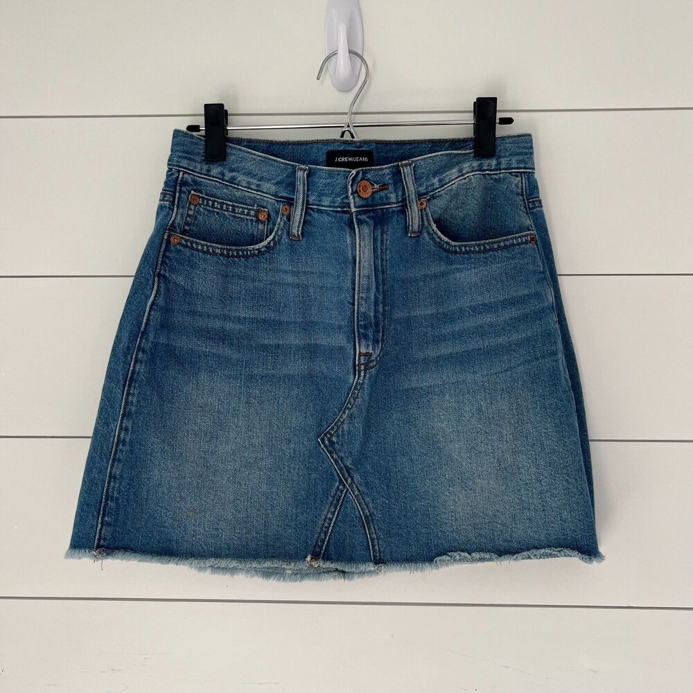 J.Crew Jean Mini Skirt Womens Size 28